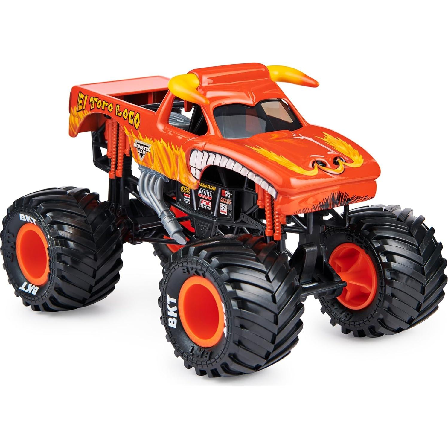 Camión Monster Jam El Toro Loco 1:24 Metal Spin Master