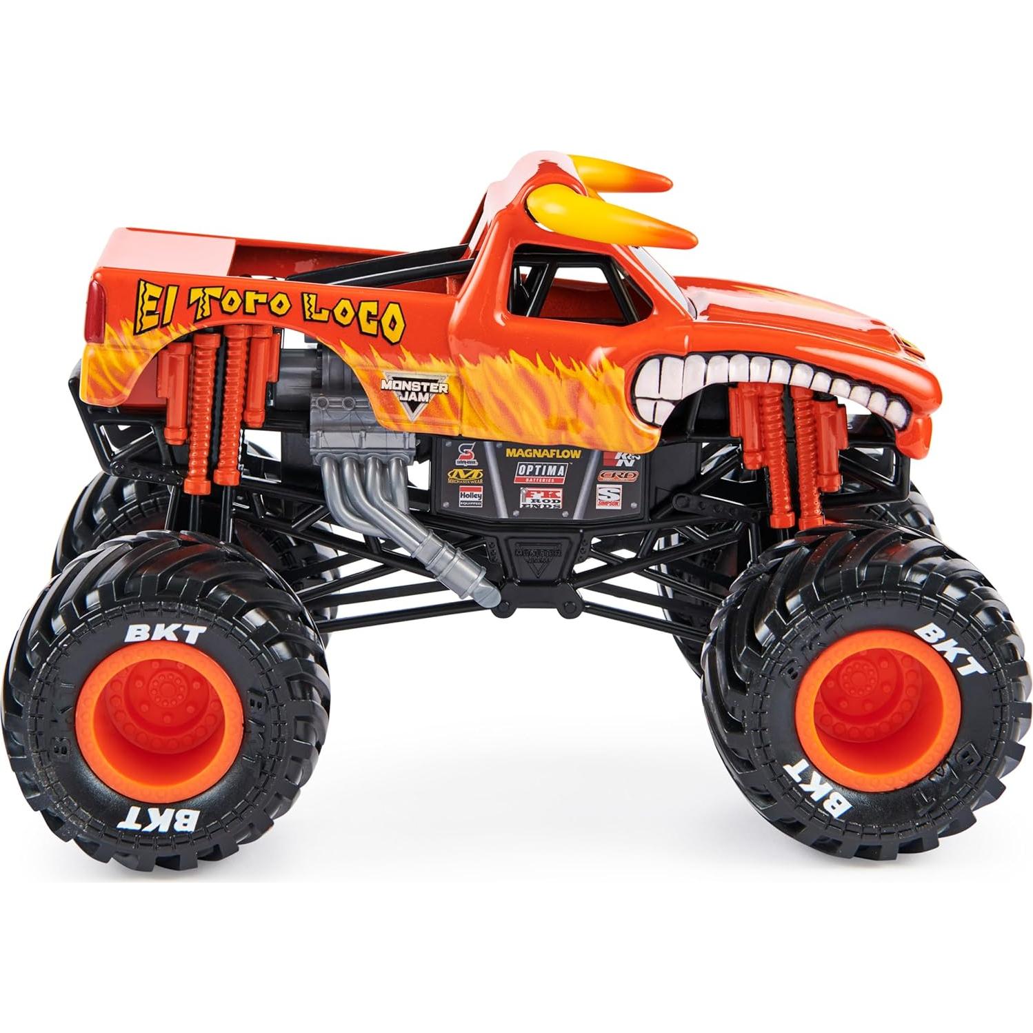 Camión Monster Jam El Toro Loco 1:24 Metal Spin Master