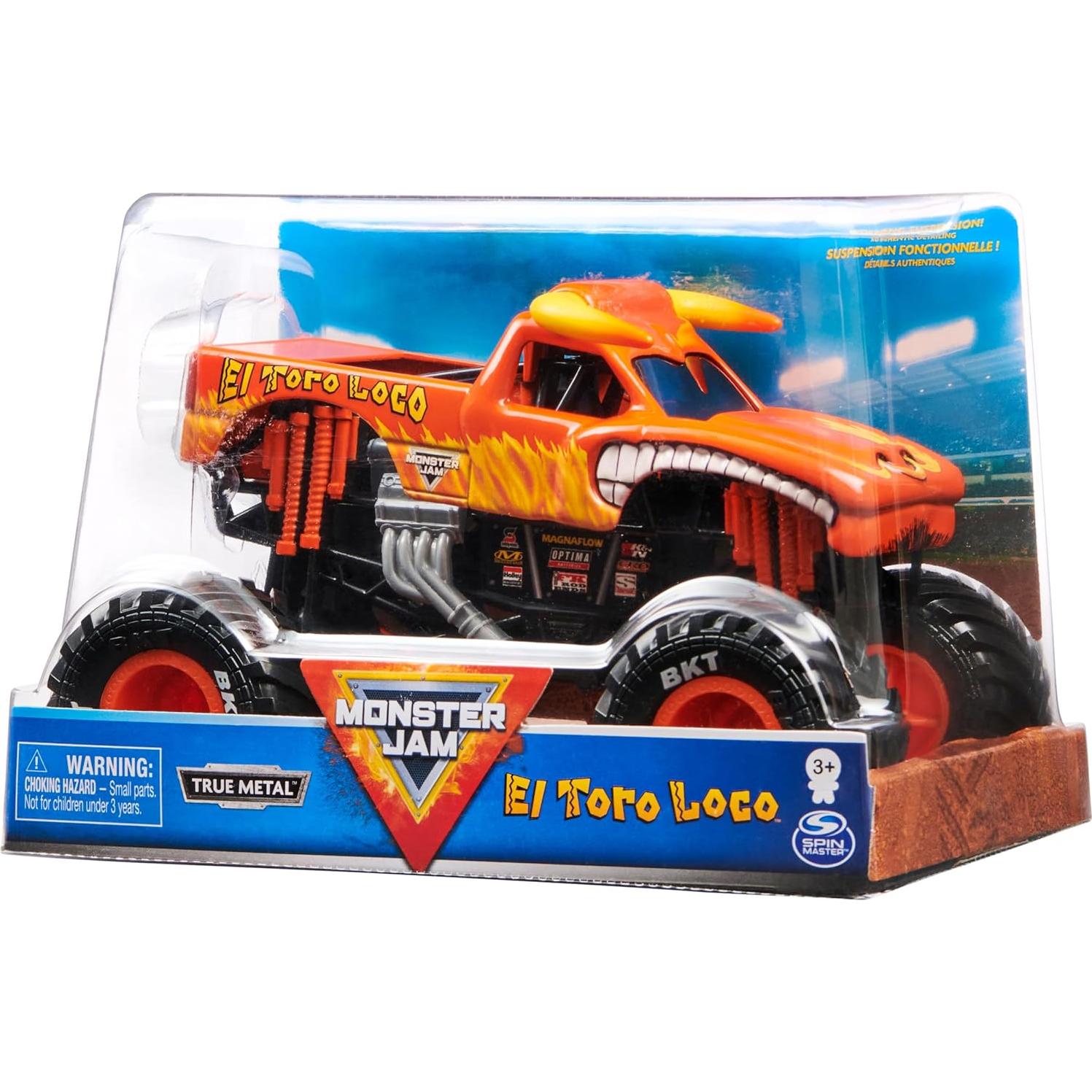 Camión Monster Jam El Toro Loco 1:24 Metal Spin Master