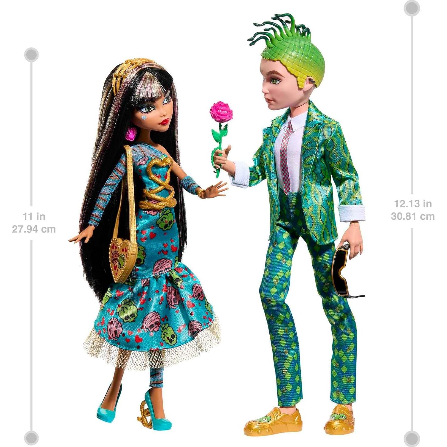 Muñecas Monster High Cleo De Nile y Deuce Gorgon 2-Pack San Valentín