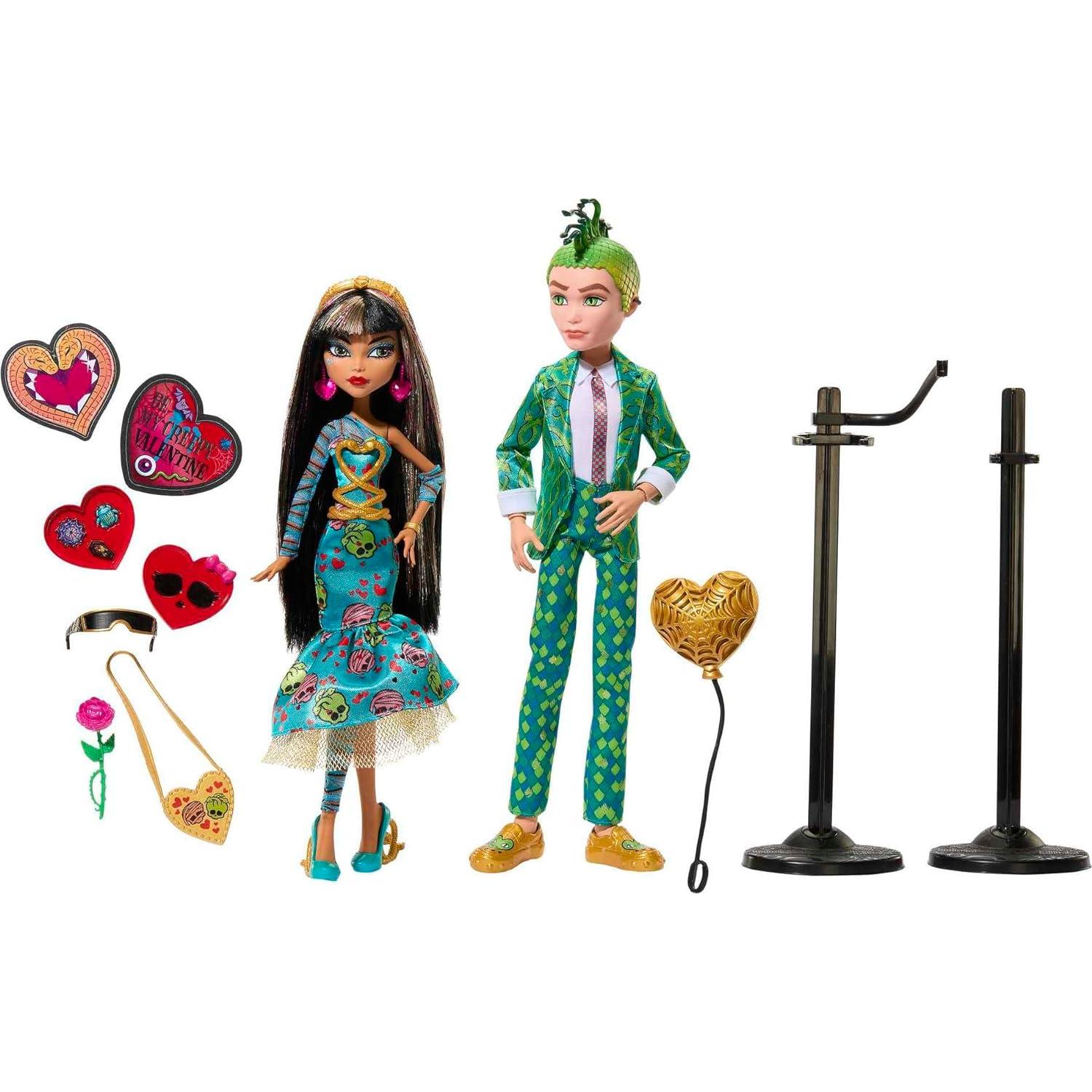Muñecas Monster High Cleo De Nile y Deuce Gorgon 2-Pack San Valentín