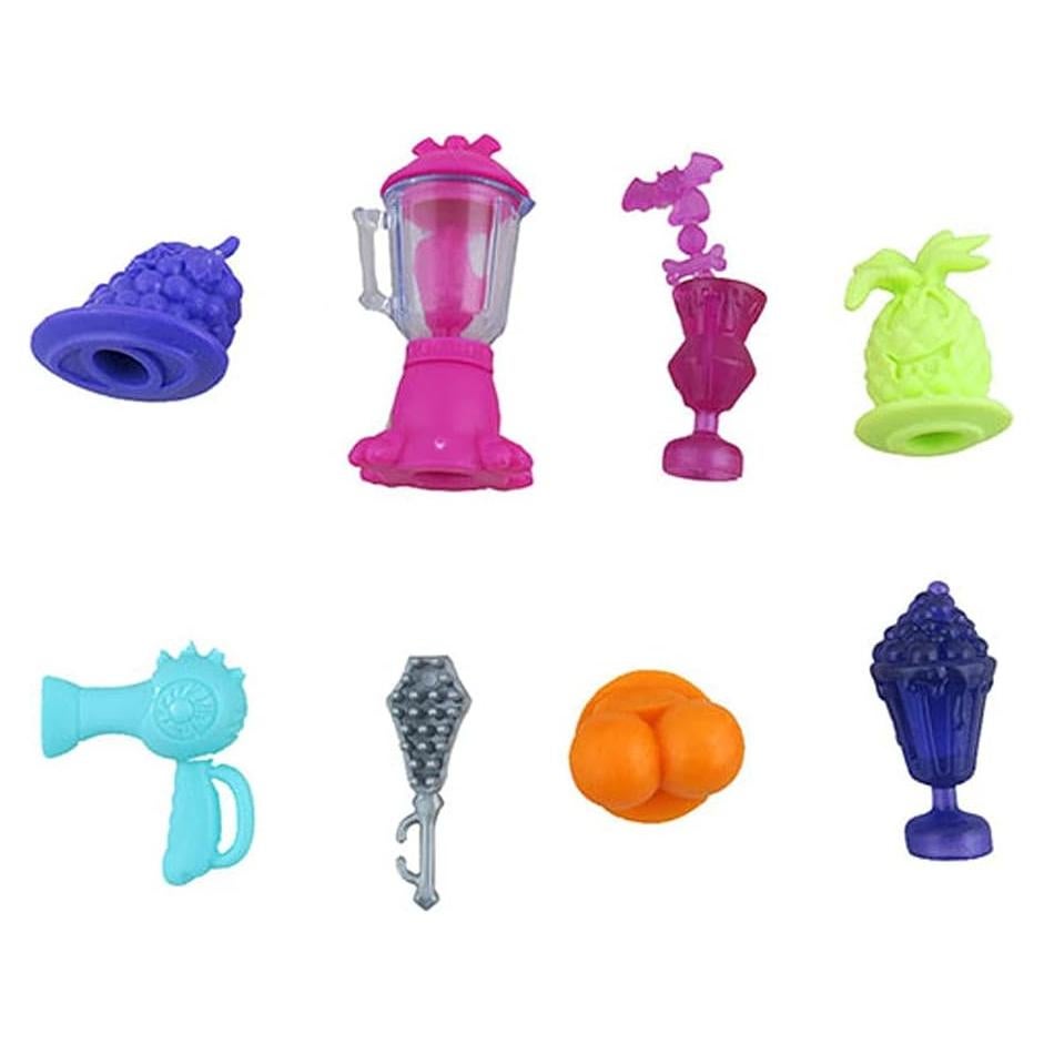 Piezas de Repuesto Monster High FCV63 - Bebidas, Secador y Licuadora