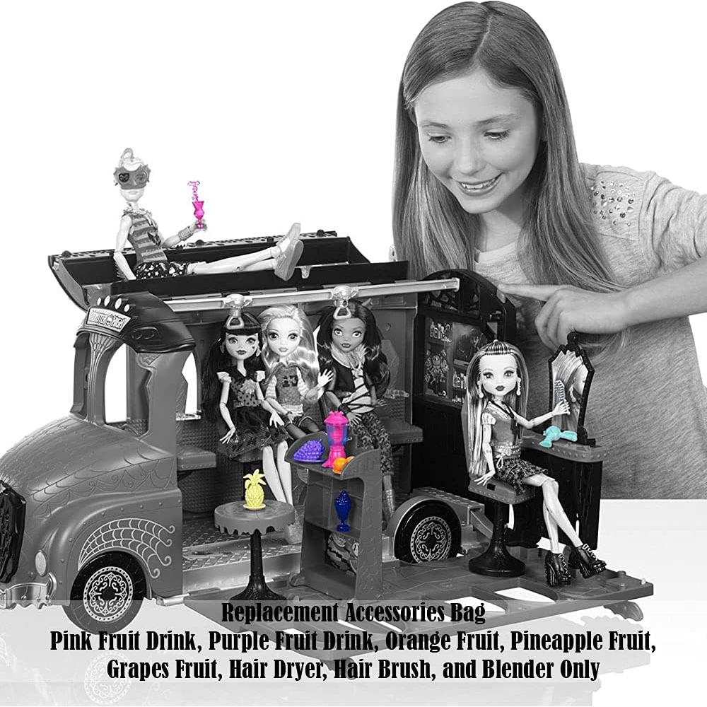 Piezas de Repuesto Monster High FCV63 - Bebidas, Secador y Licuadora