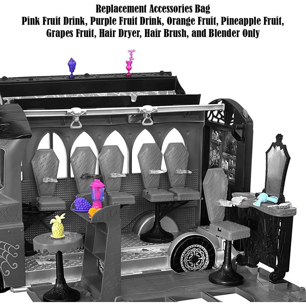 Piezas de Repuesto Monster High FCV63 - Bebidas, Secador y Licuadora