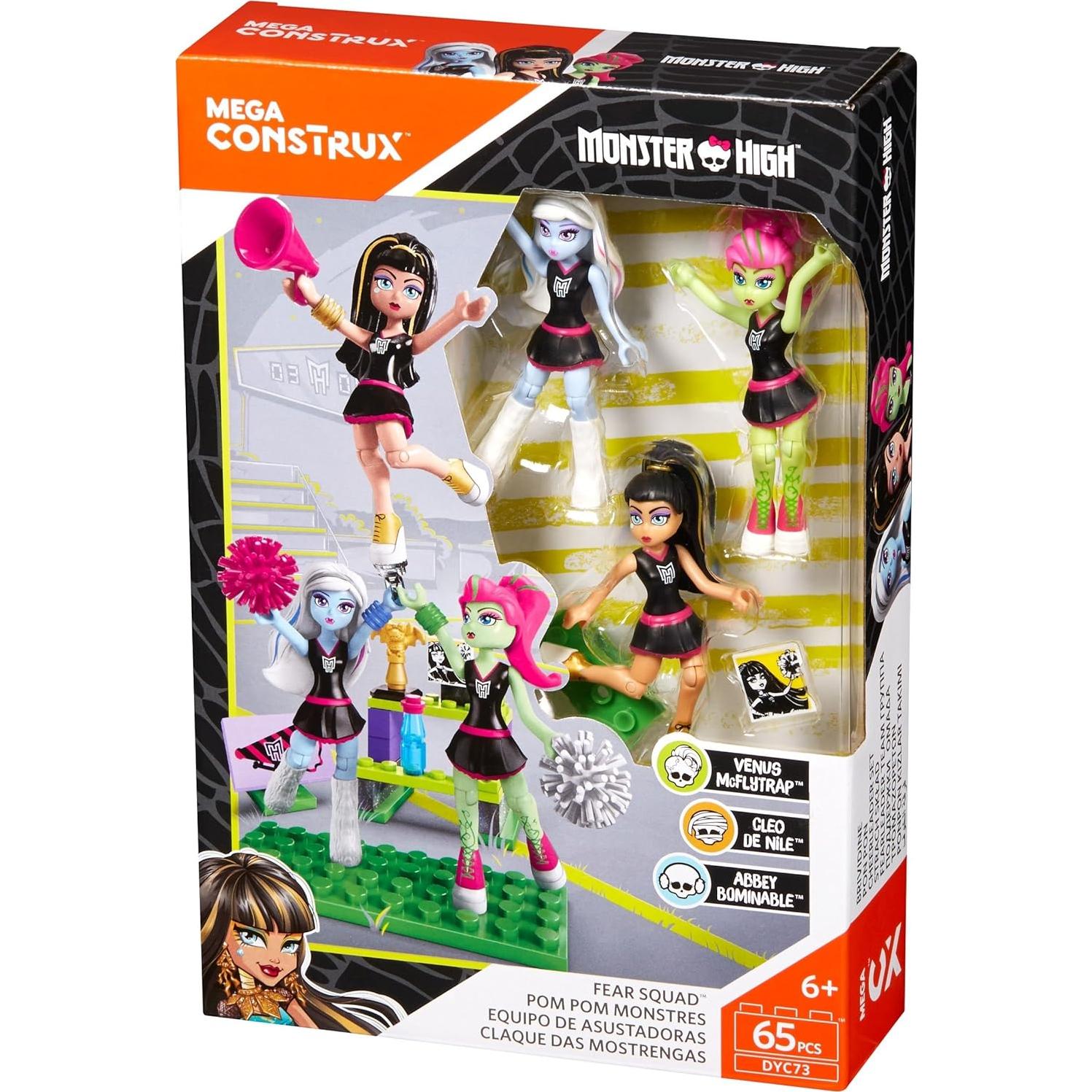 Paquete de Figuras Mega Construx Monster High Fear Squad