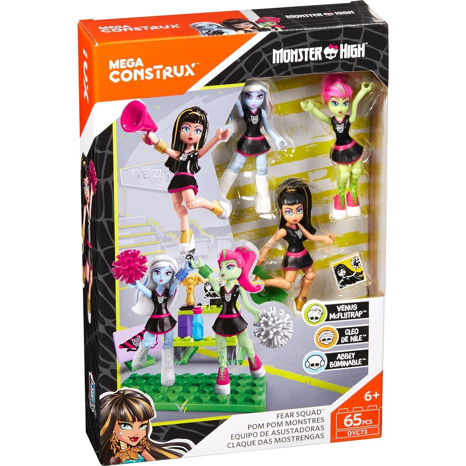 Paquete de Figuras Mega Construx Monster High Fear Squad