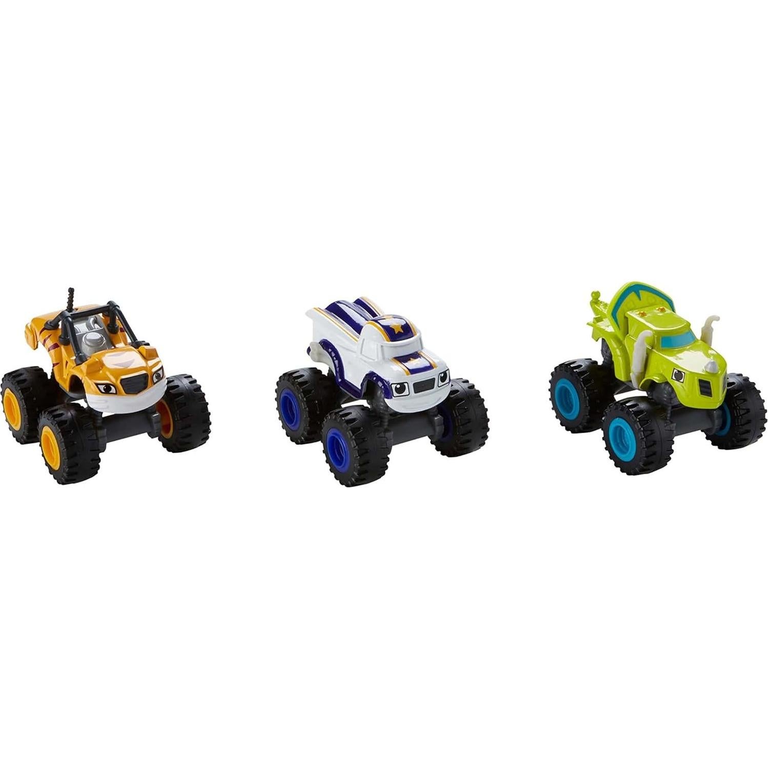 Set de 3 Vehículos de Metal Fisher-Price Blaze y Monstruos