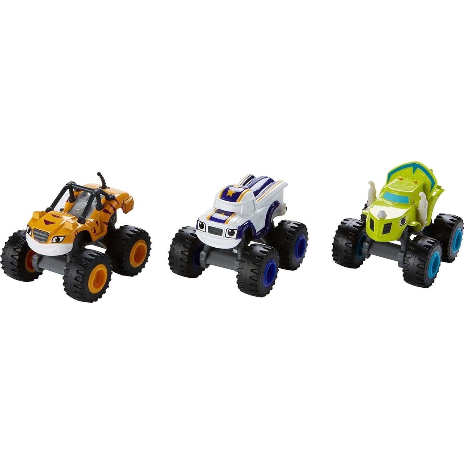 Set de 3 Vehículos de Metal Fisher-Price Blaze y Monstruos