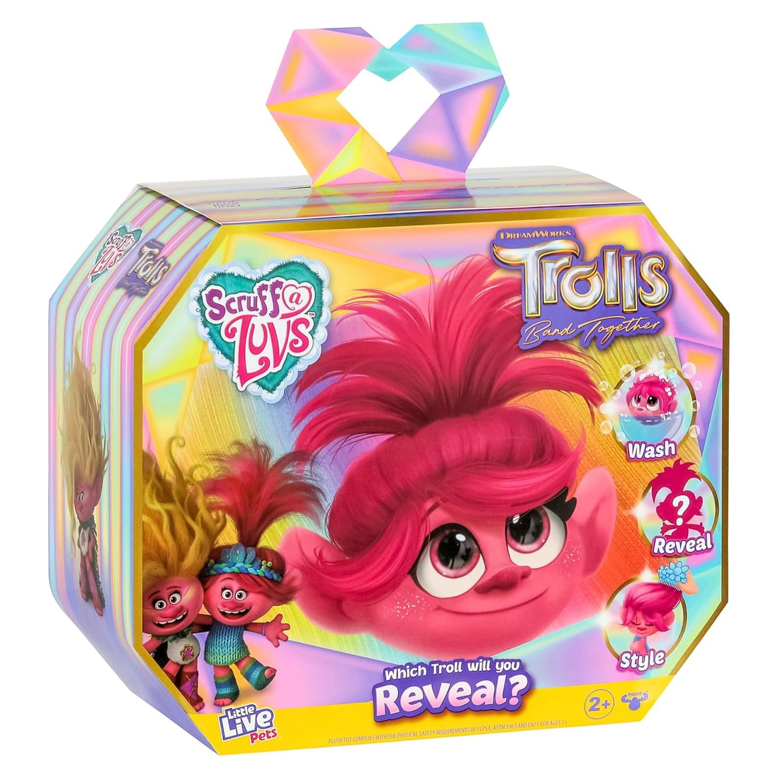 Muñeca Trolls Scruff-a-Luvs DreamWorks 25 cm con Accesorios