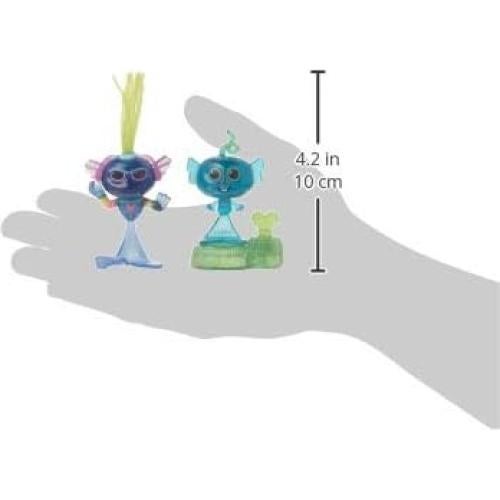 Bobble de Techno Reef DreamWorks Trolls World Tour con 2 Figuras