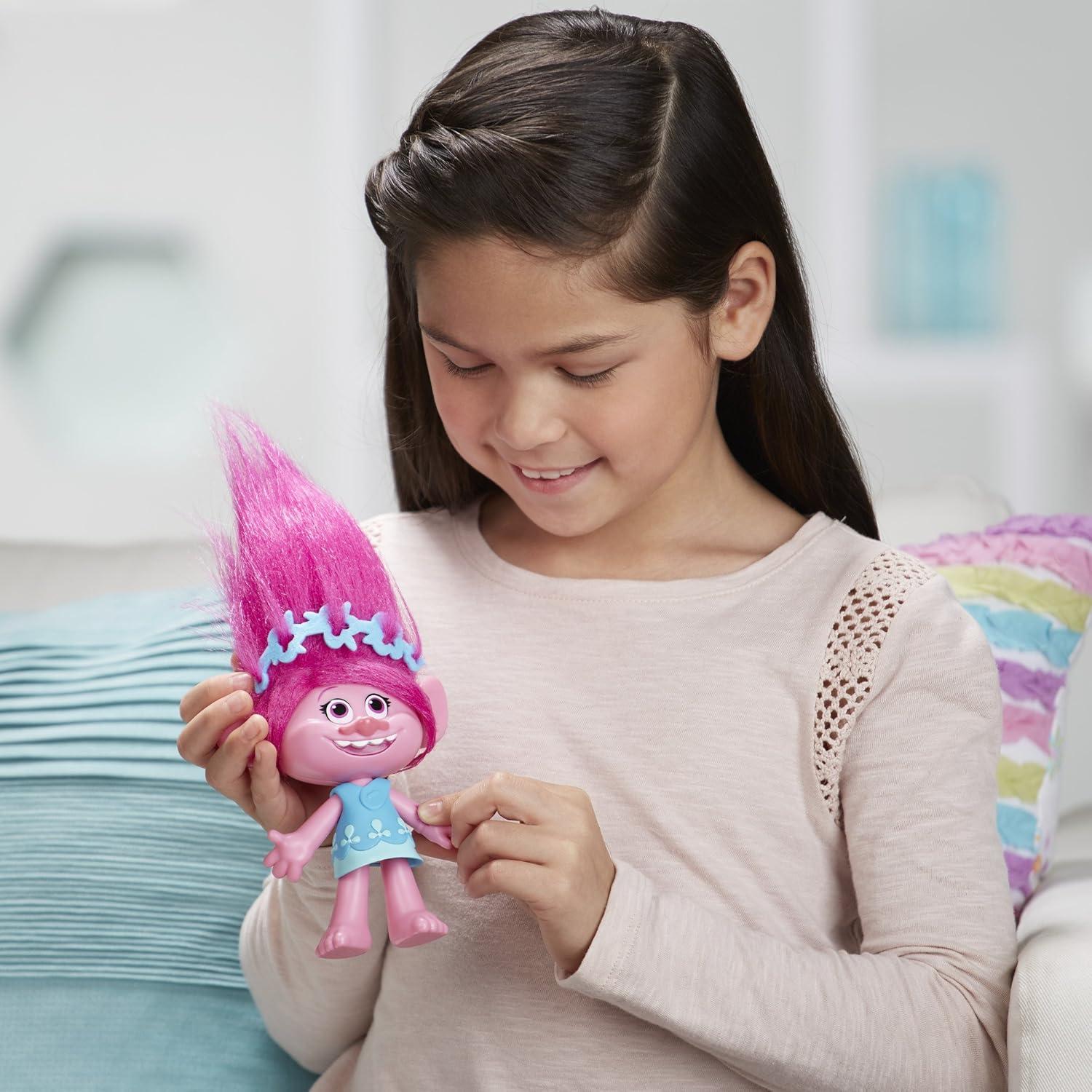 Muñeca Poppy Trolls DreamWorks con Canciones y Frases