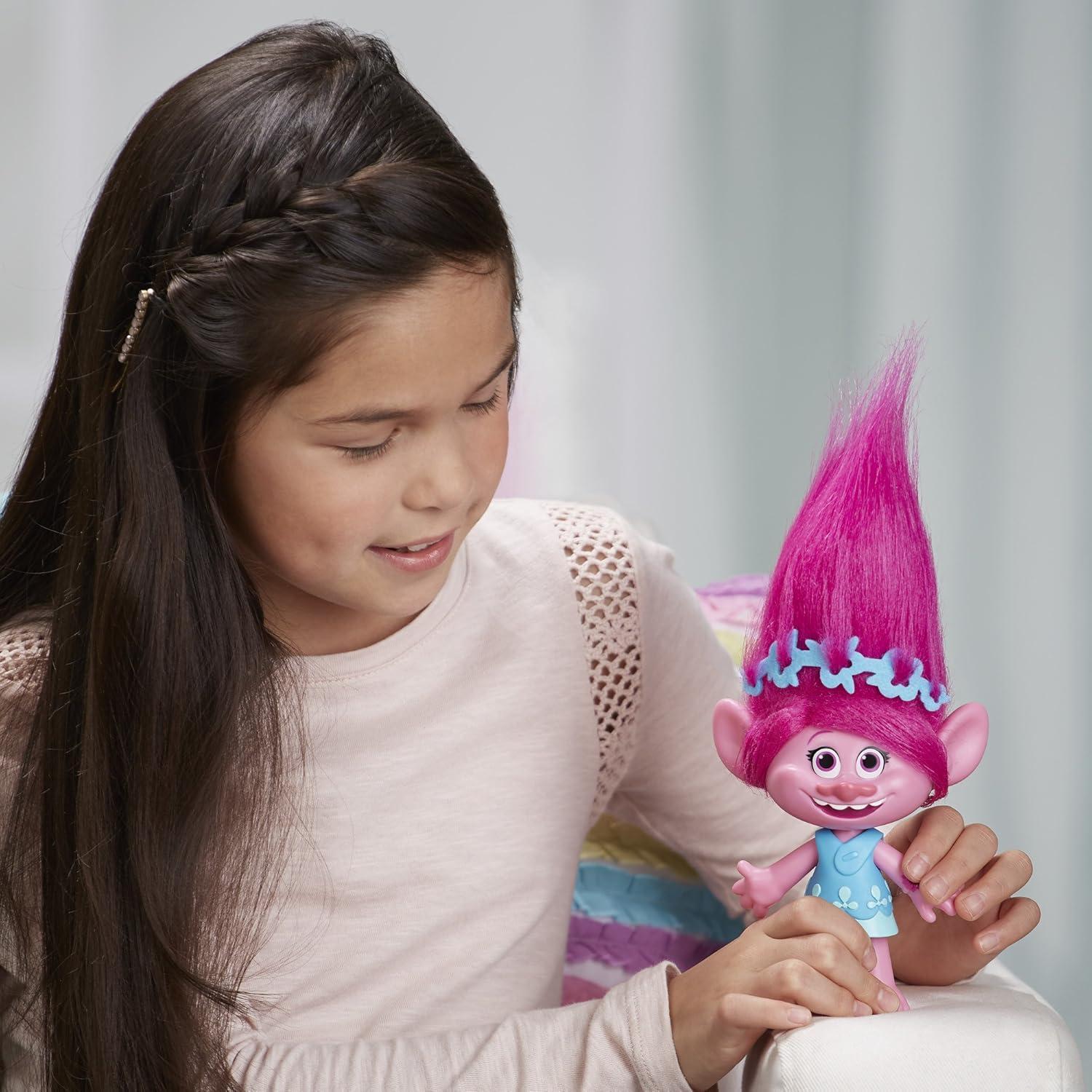 Muñeca Poppy Trolls DreamWorks con Canciones y Frases