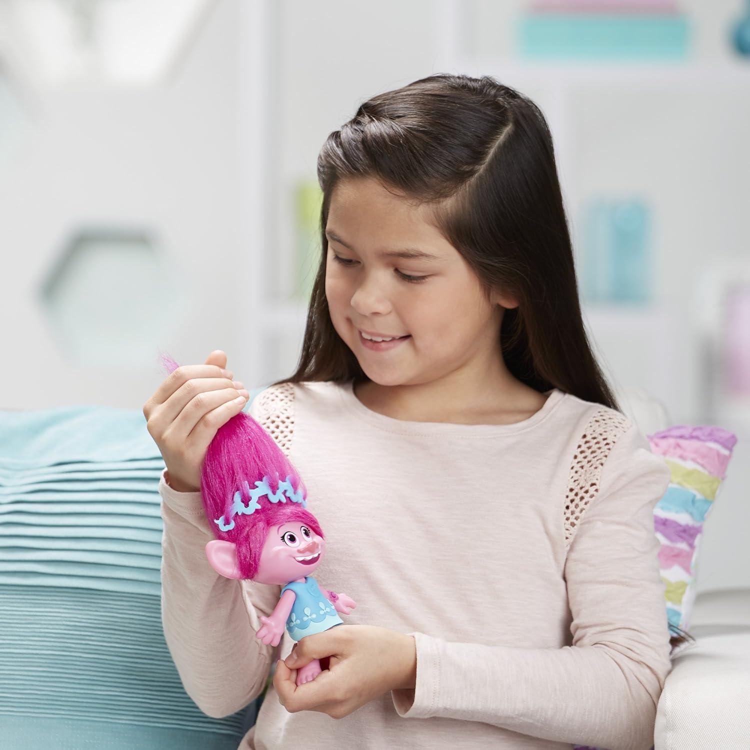 Muñeca Poppy Trolls DreamWorks con Canciones y Frases