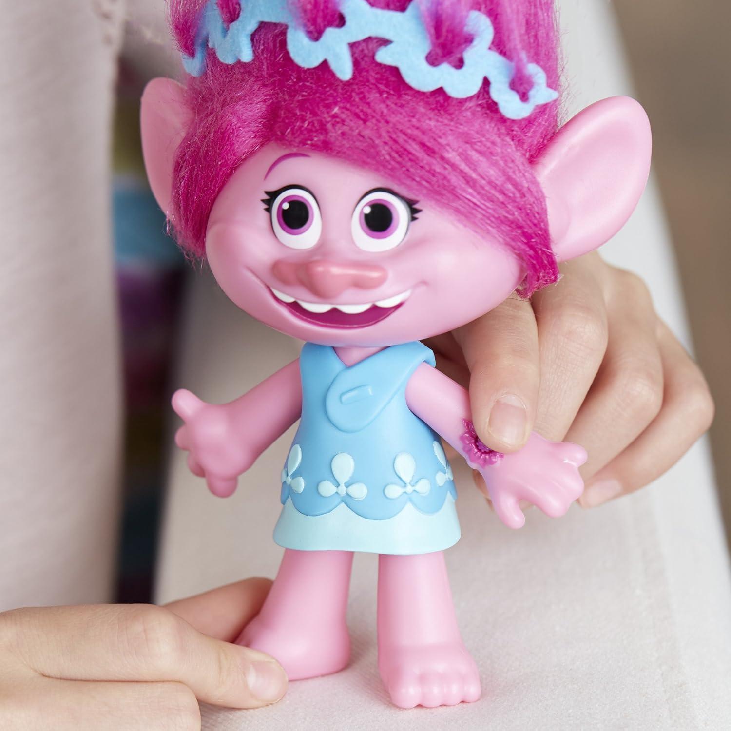 Muñeca Poppy Trolls DreamWorks con Canciones y Frases