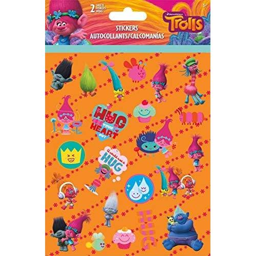 Conjunto de Libro para Colorear Trolls Imagine Ink con Crayones y Stickers