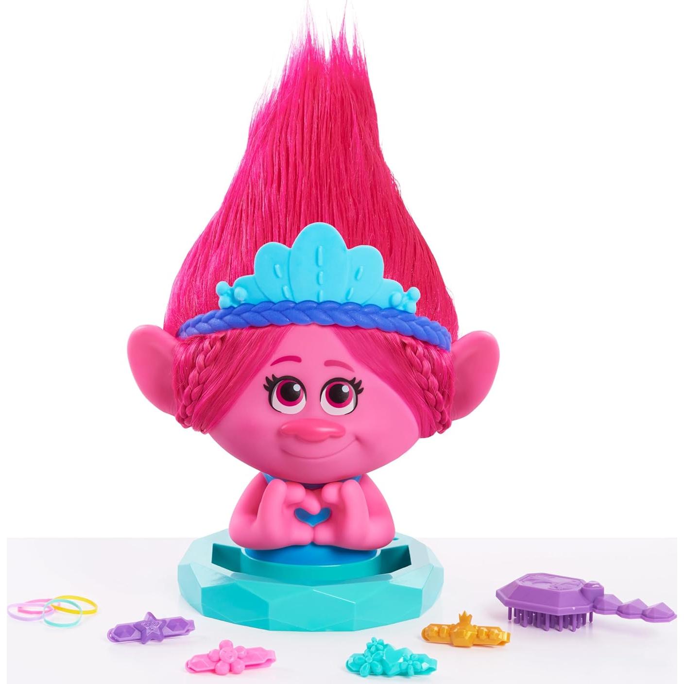 Cabeza de Estilo Poppy Just Play 30.48 cm 11 Piezas Rosa