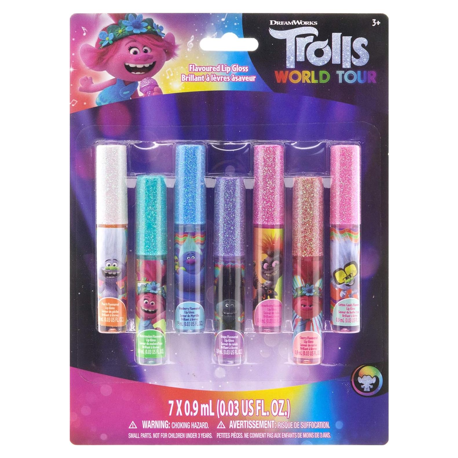 Conjunto de Maquillaje Labial Townley Girl 7 Piezas Trolls