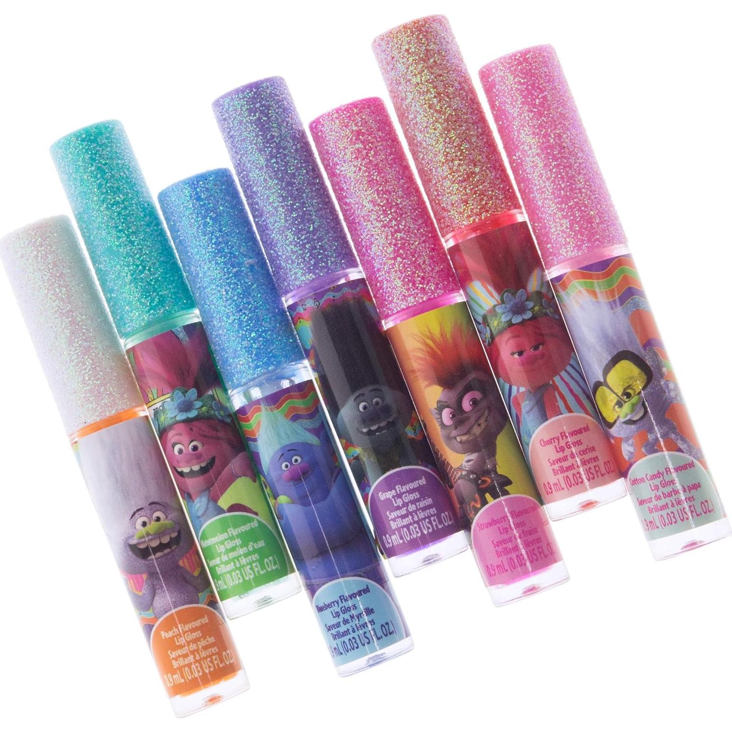 Conjunto de Maquillaje Labial Townley Girl 7 Piezas Trolls