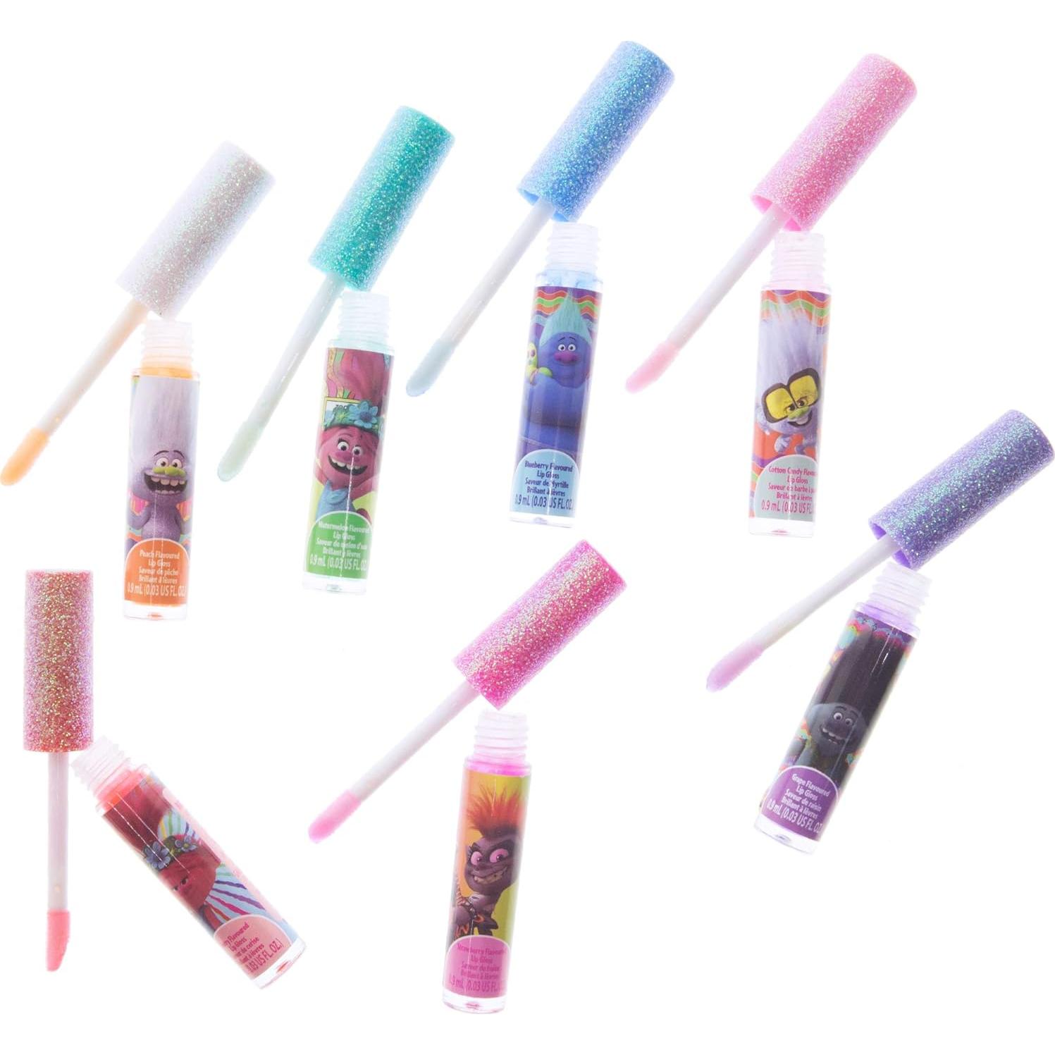 Conjunto de Maquillaje Labial Townley Girl 7 Piezas Trolls