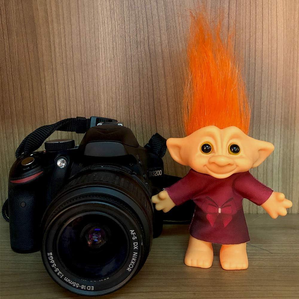 Muñeca Troll Vintage Yintlilocn 19 cm PVC para Niños