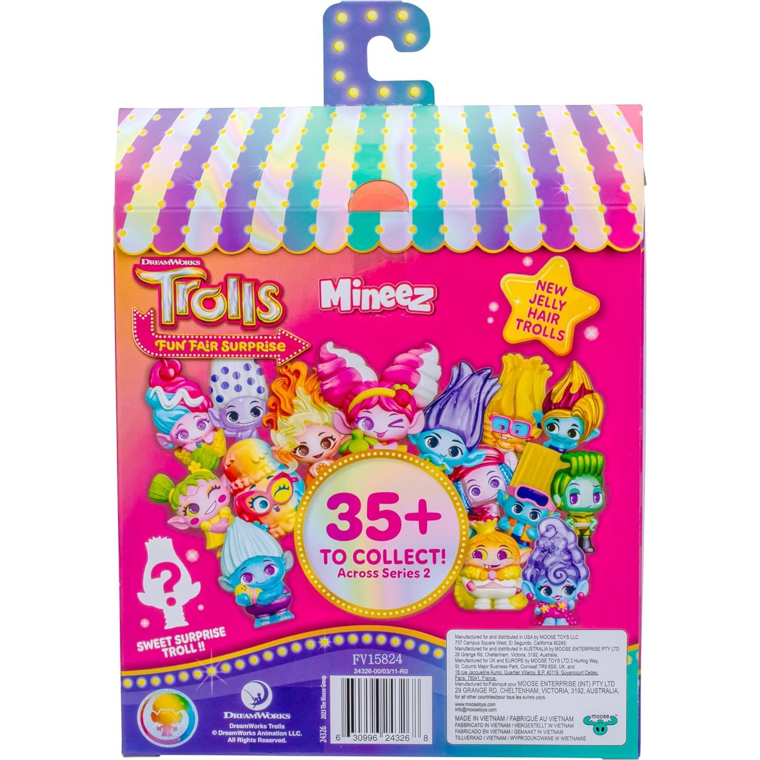 Figuras Coleccionables Trolls Mineez DreamWorks - Paquete de 5