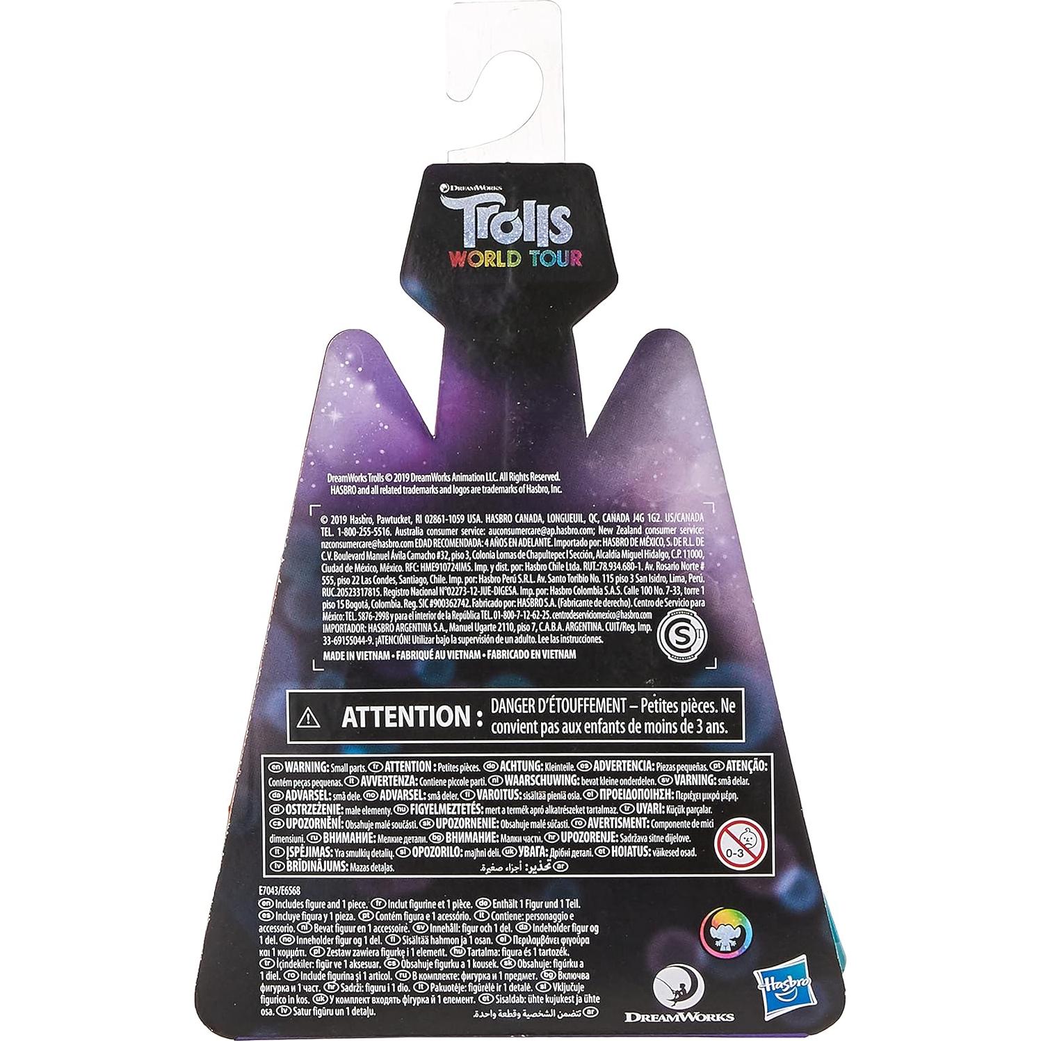 Muñeca Sirena DreamWorks Trolls World Tour con Micrófono 5cm