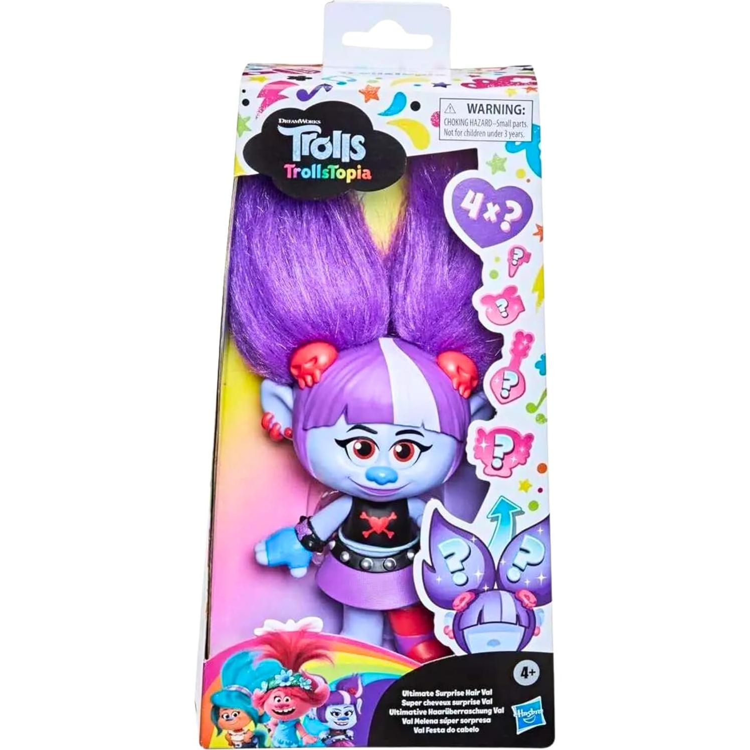 Muñeca Val de Sorpresa Ultimate Hair DreamWorks Trolls 31cm