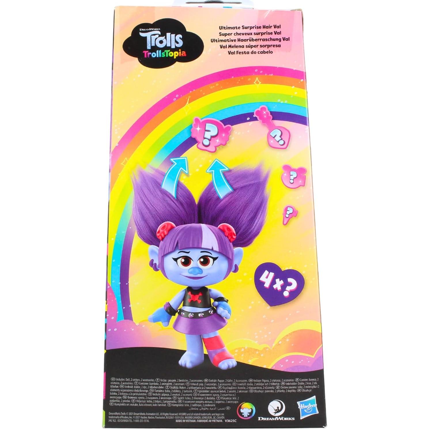 Muñeca Val de Sorpresa Ultimate Hair DreamWorks Trolls 31cm