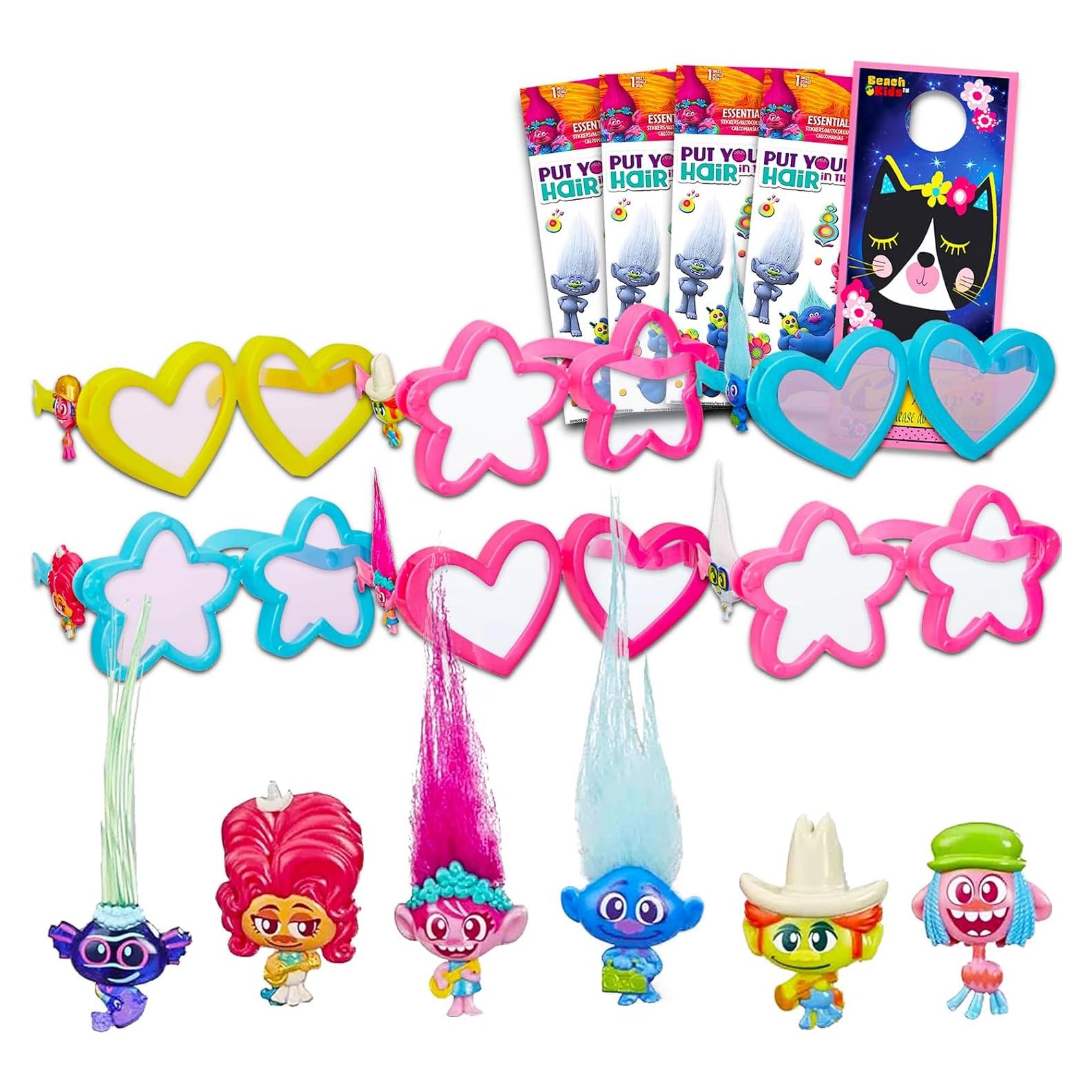 Conjunto de Favor de Fiesta Trolls - 6 Rellenos de Sorpresa