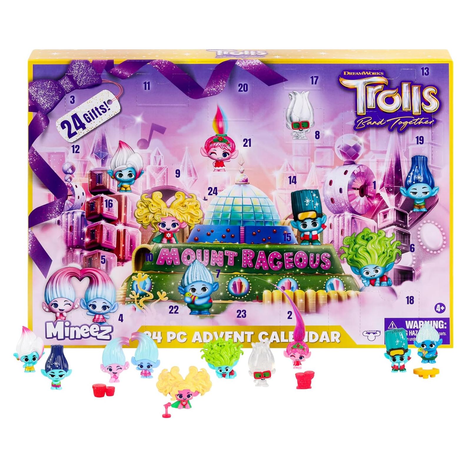 DreamWorks Trolls Band Together Mineez 24 pc Holiday Advent Calendar