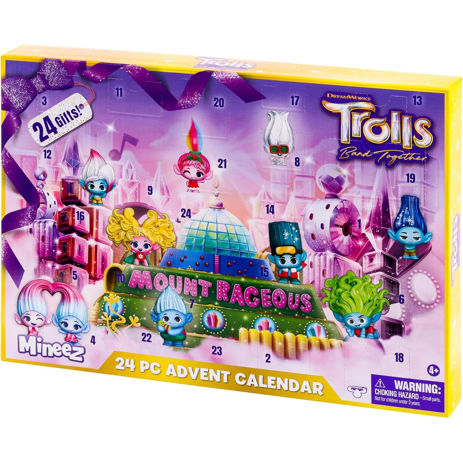 DreamWorks Trolls Band Together Mineez 24 pc Holiday Advent Calendar