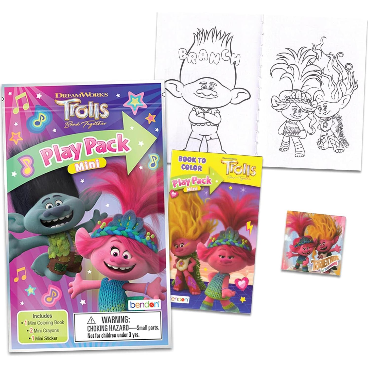 Conjunto de Fiesta Mini Trolls Dreamworks - 24 Paquetes de Juego