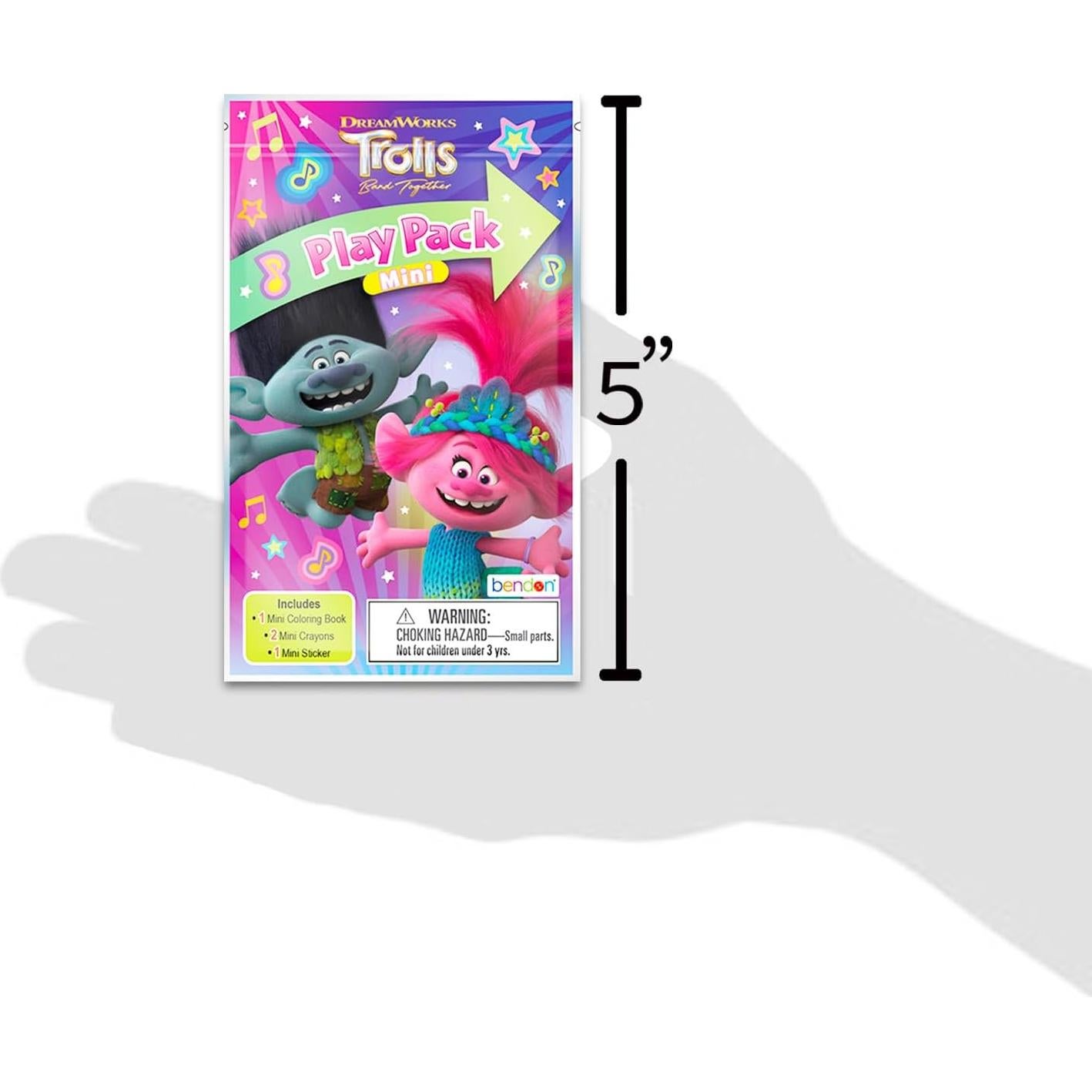 Conjunto de Fiesta Mini Trolls Dreamworks - 24 Paquetes de Juego