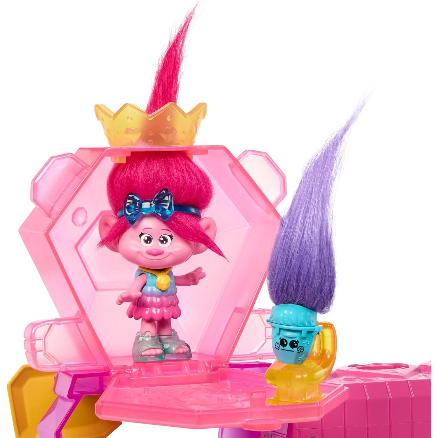 Set de Juego Poppy Trolls Mattel Francia 6 Áreas 35 Accesorios