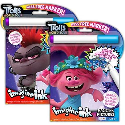 Conjunto de Actividades y Colorear Trolls DreamWorks - 12 Páginas