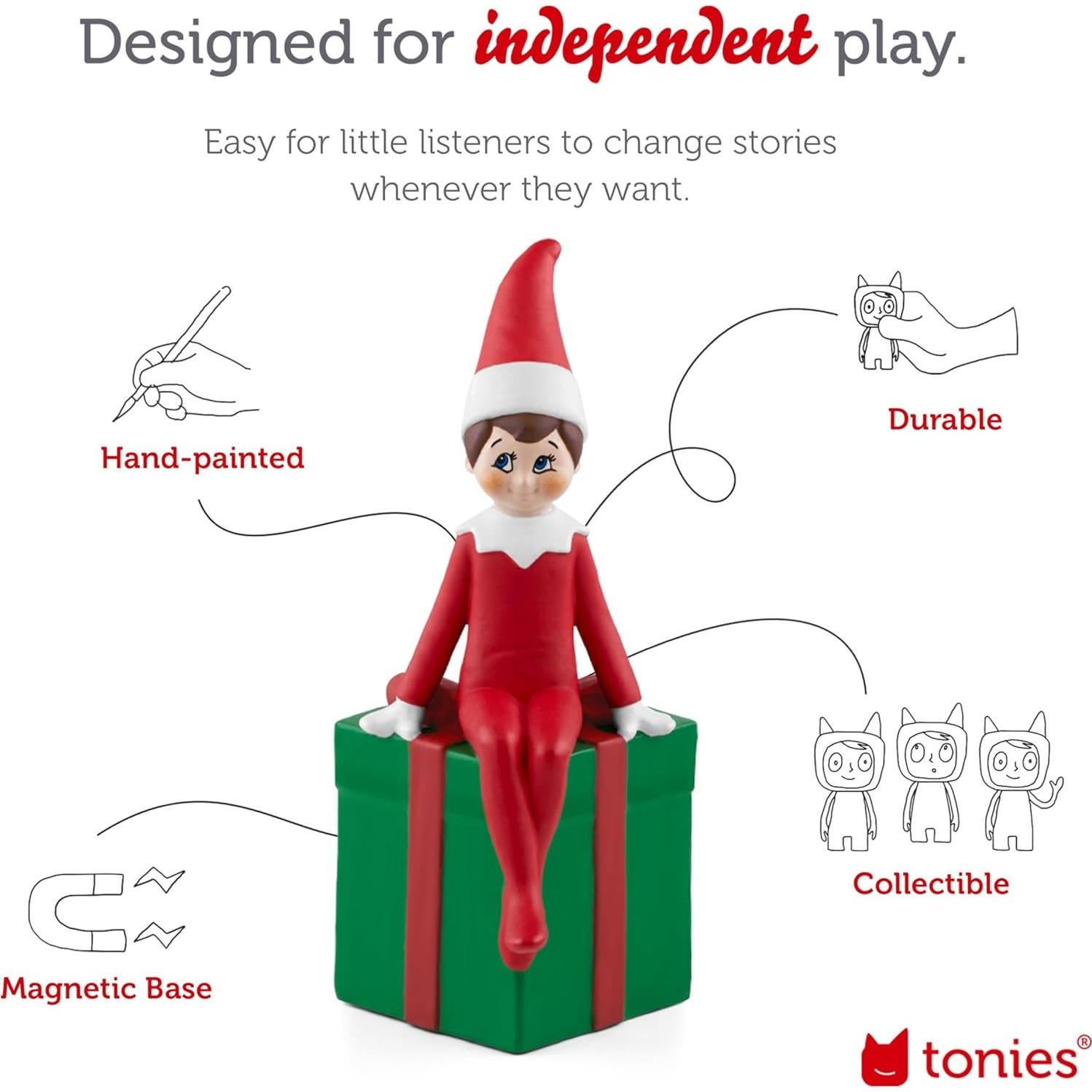 Figurita de Audio Elfo Scout Zippy Tonies - 54 Minutos de Canciones y Cuentos