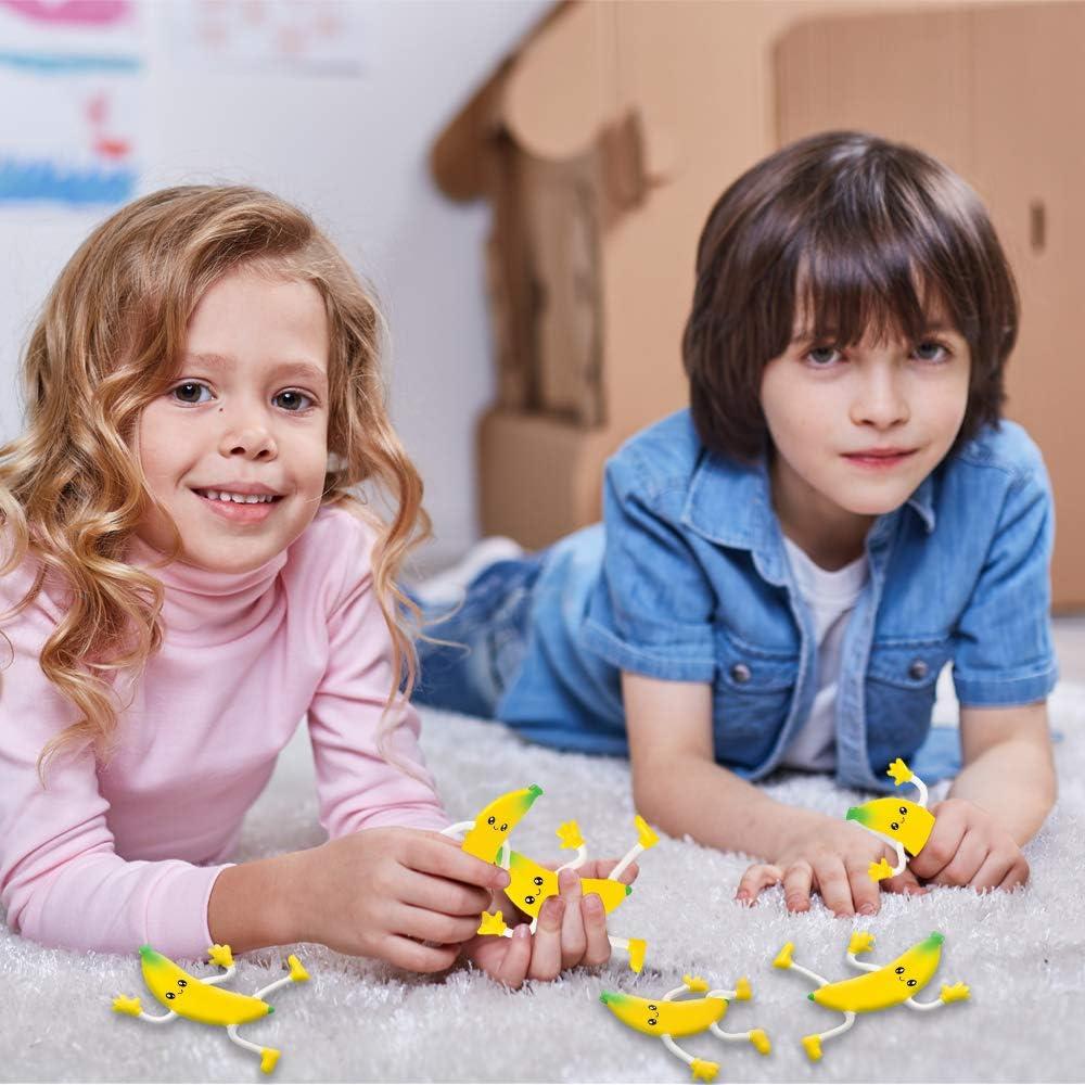 Set de 12 Figuras de Plátano Flexibles ArtCreativity - Juguetes Antiestrés