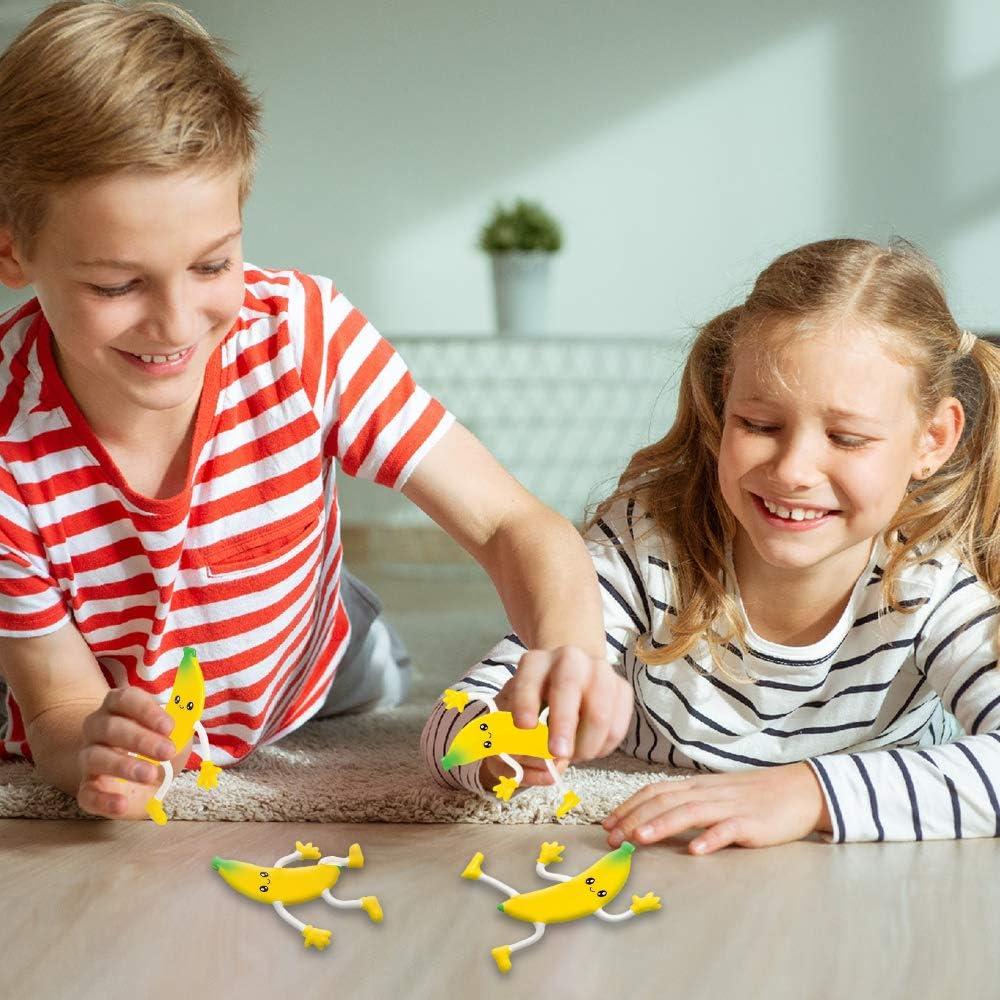 Set de 12 Figuras de Plátano Flexibles ArtCreativity - Juguetes Antiestrés