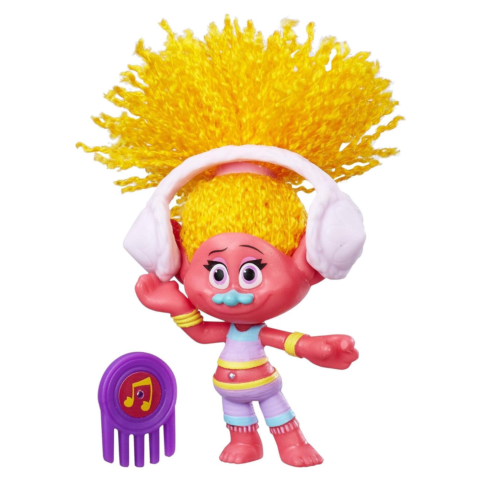 Muñeca DJ Trolls Hasbro 15.19 cm para niños +4 años