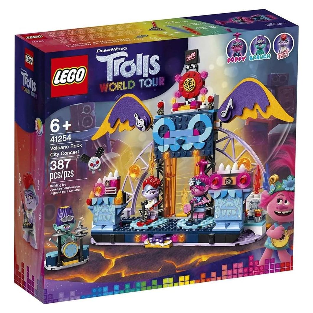 LEGO Concierto en la Ciudad del Volcán Rock Trolls 41254 - 387 Piezas