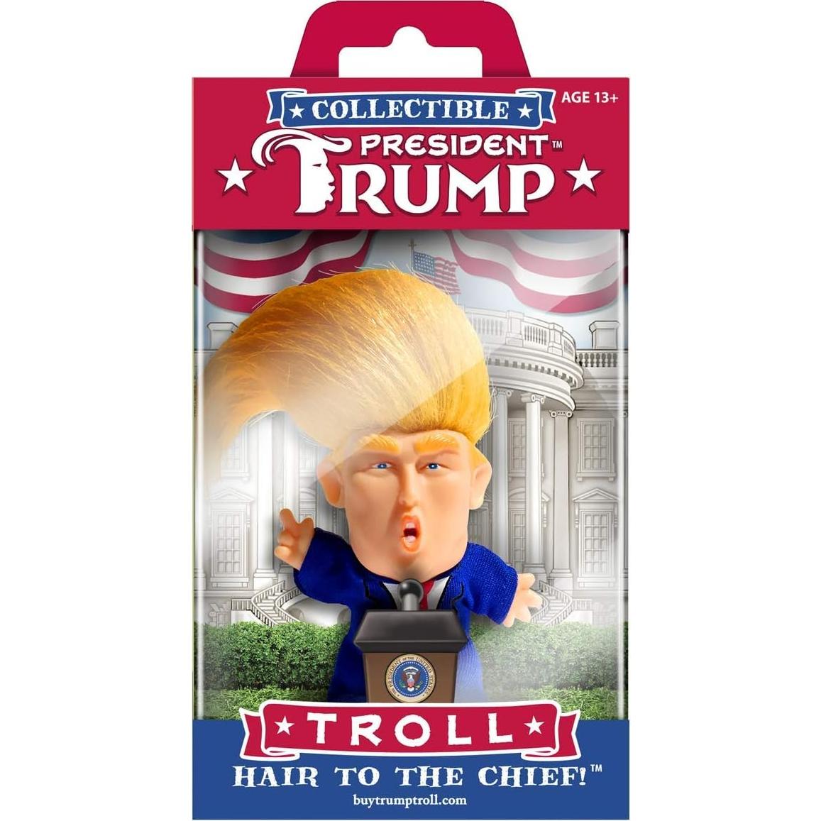 Muñeco Coleccionable Troll Donald Trump 12.7 cm - The Master Designs