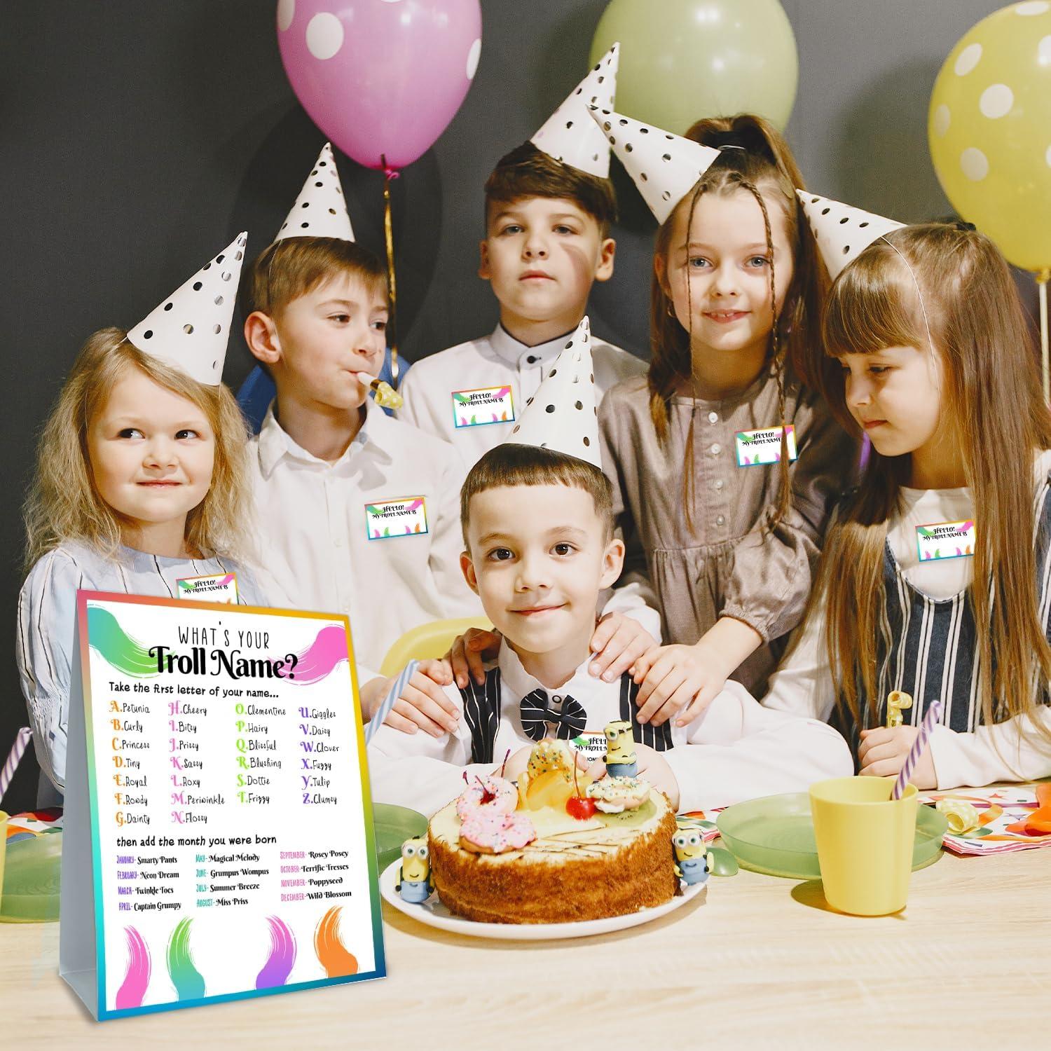 Juego de Cartas Troll cidobi con Cartel y 30 Pegatinas