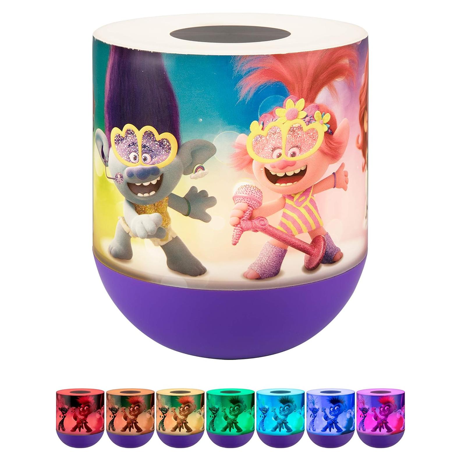 Lámpara Nocturna LED DreamWorks Trolls 50009, RGB Táctil