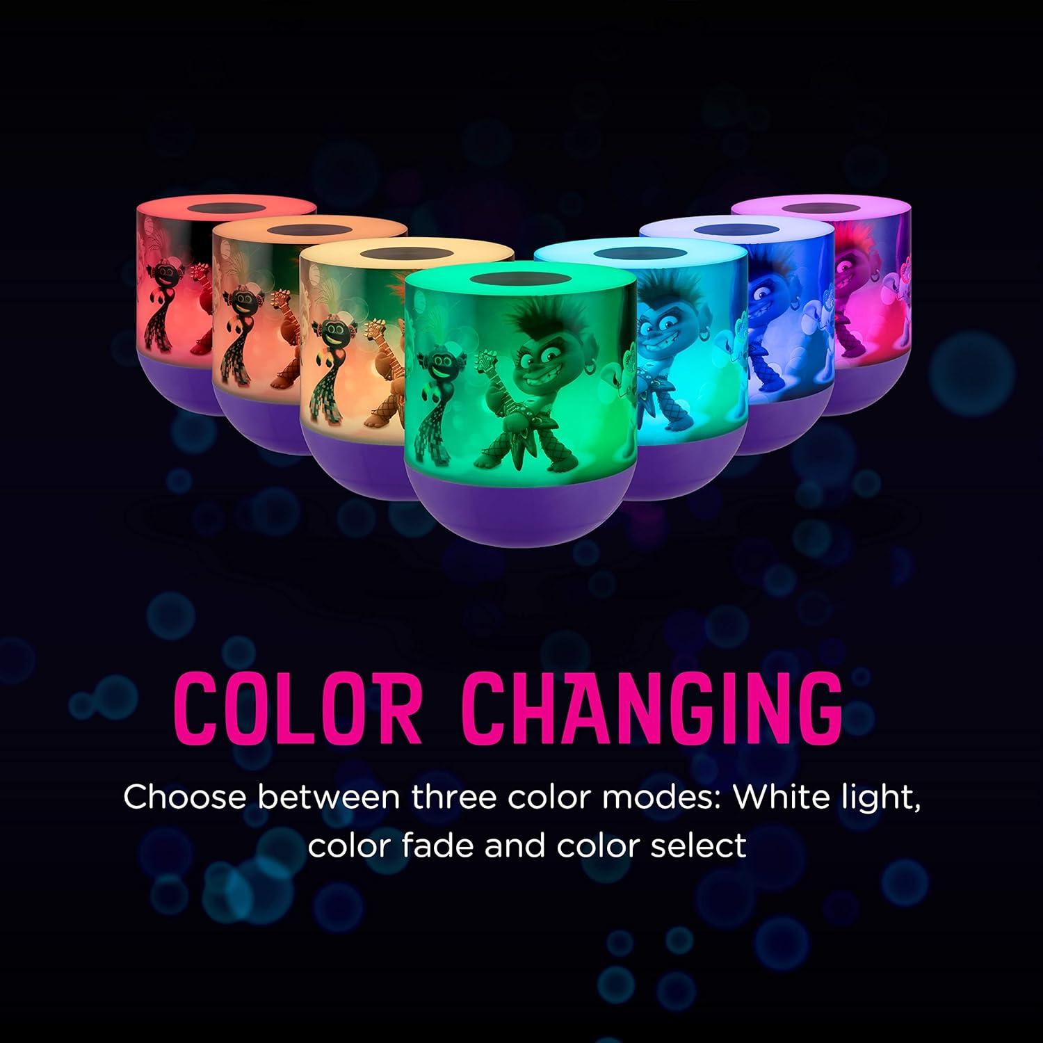 Lámpara Nocturna LED DreamWorks Trolls 50009, RGB Táctil