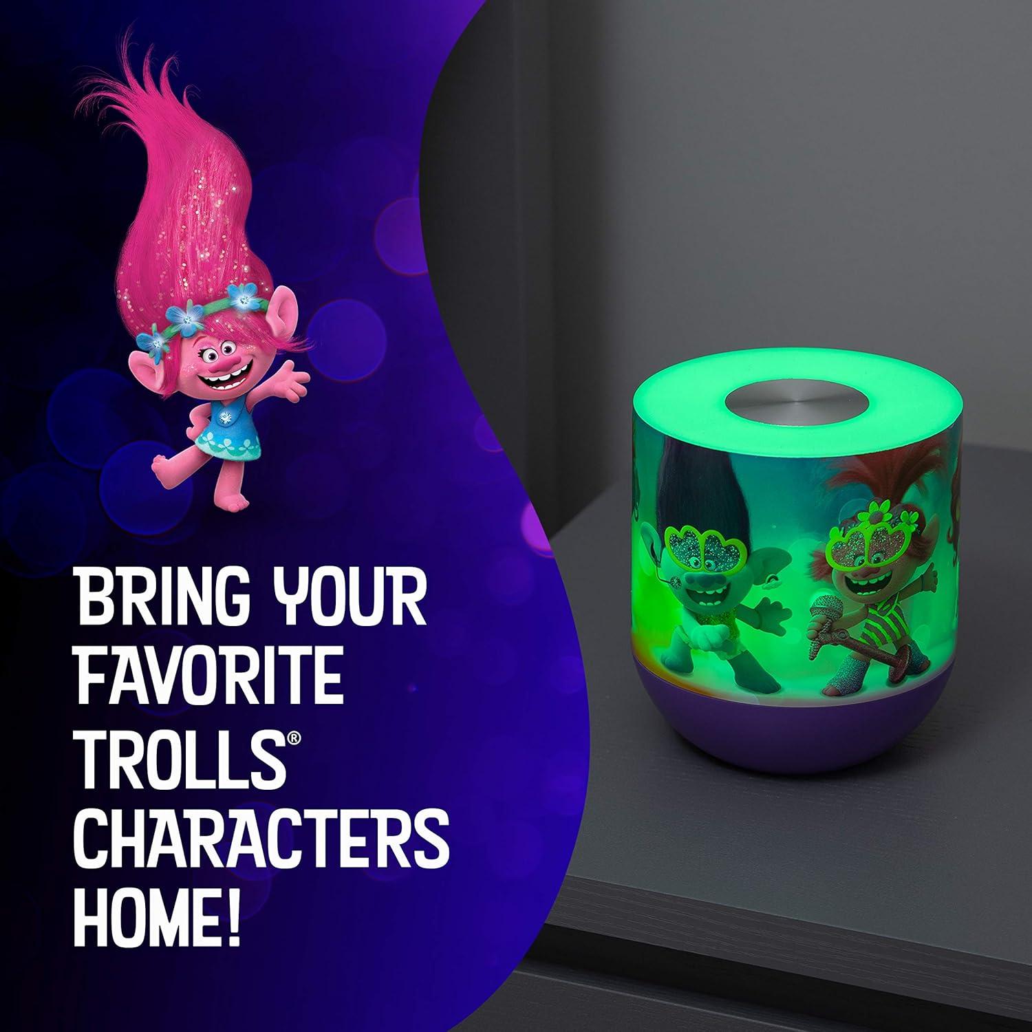 Lámpara Nocturna LED DreamWorks Trolls 50009, RGB Táctil