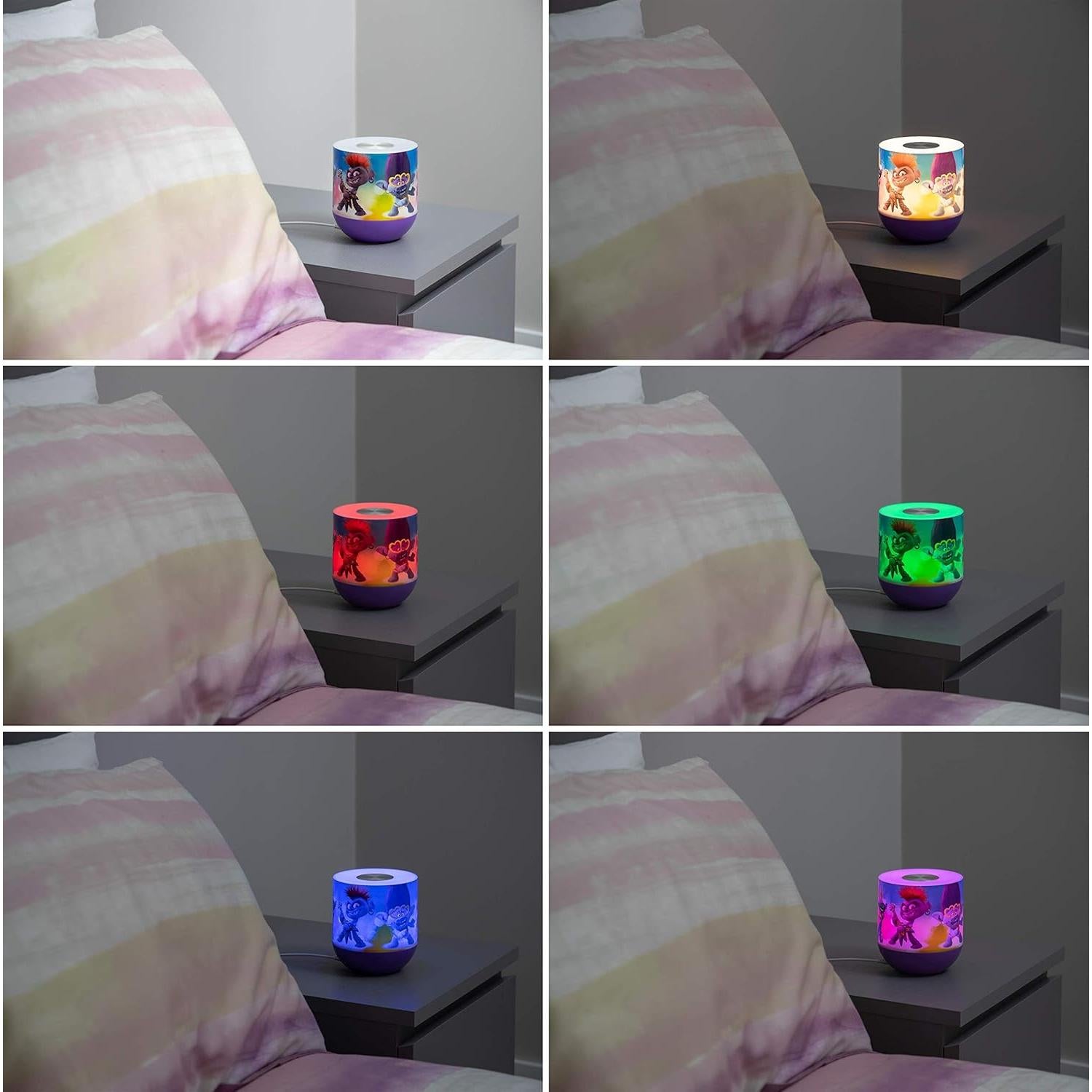 Lámpara Nocturna LED DreamWorks Trolls 50009, RGB Táctil