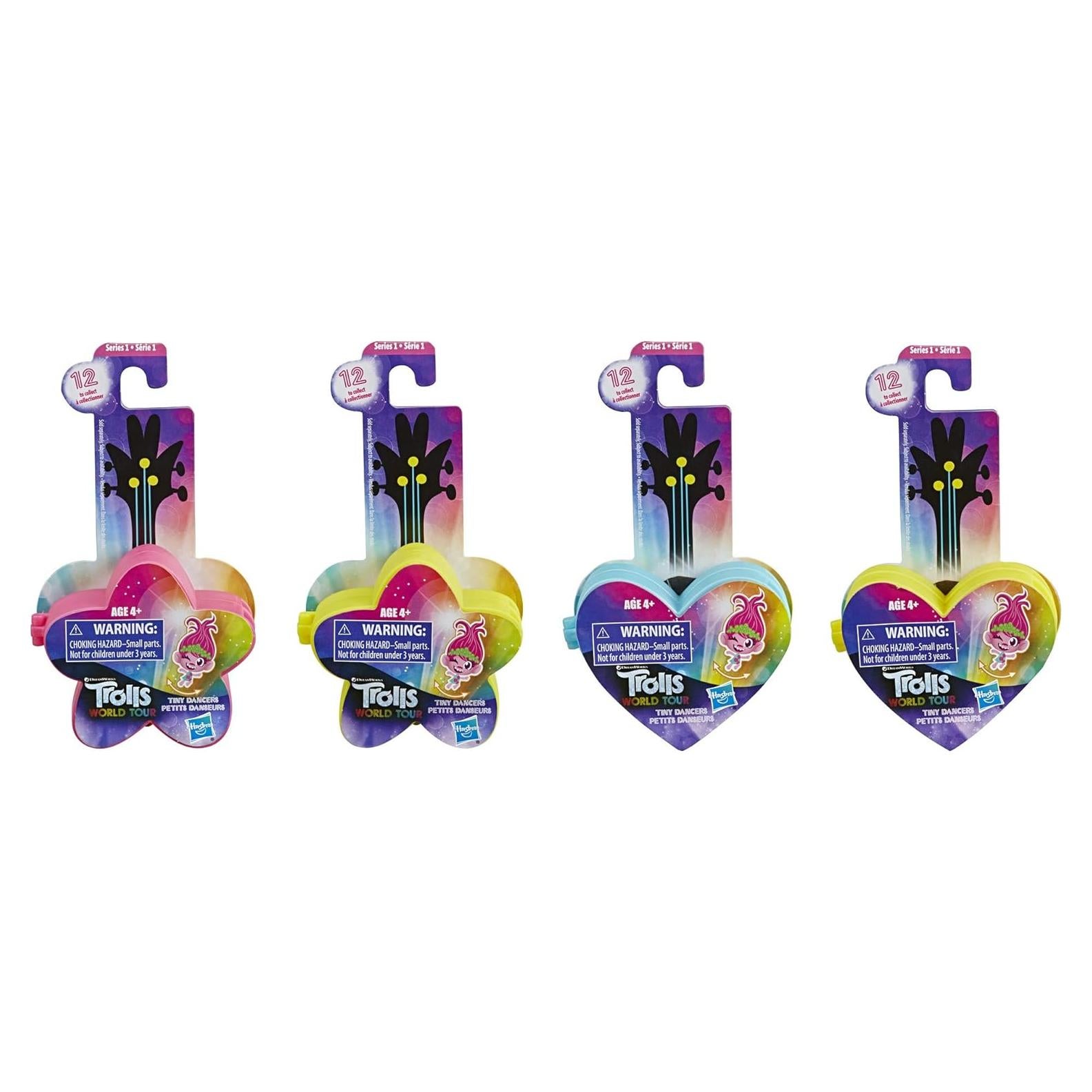 Muñecas Danzarinas Pequeñas DreamWorks Trolls 4-Pack E9133