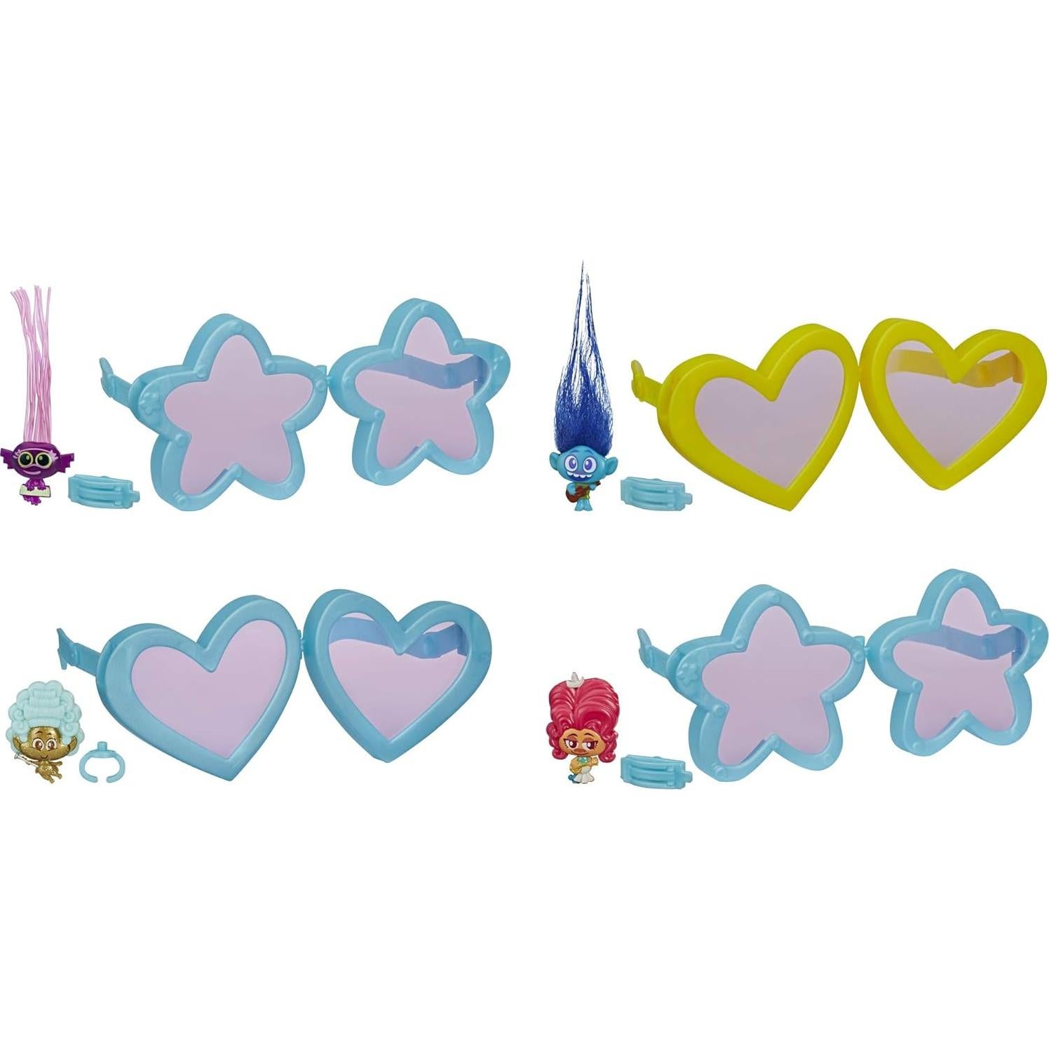 Muñecas Danzarinas Pequeñas DreamWorks Trolls 4-Pack E9133