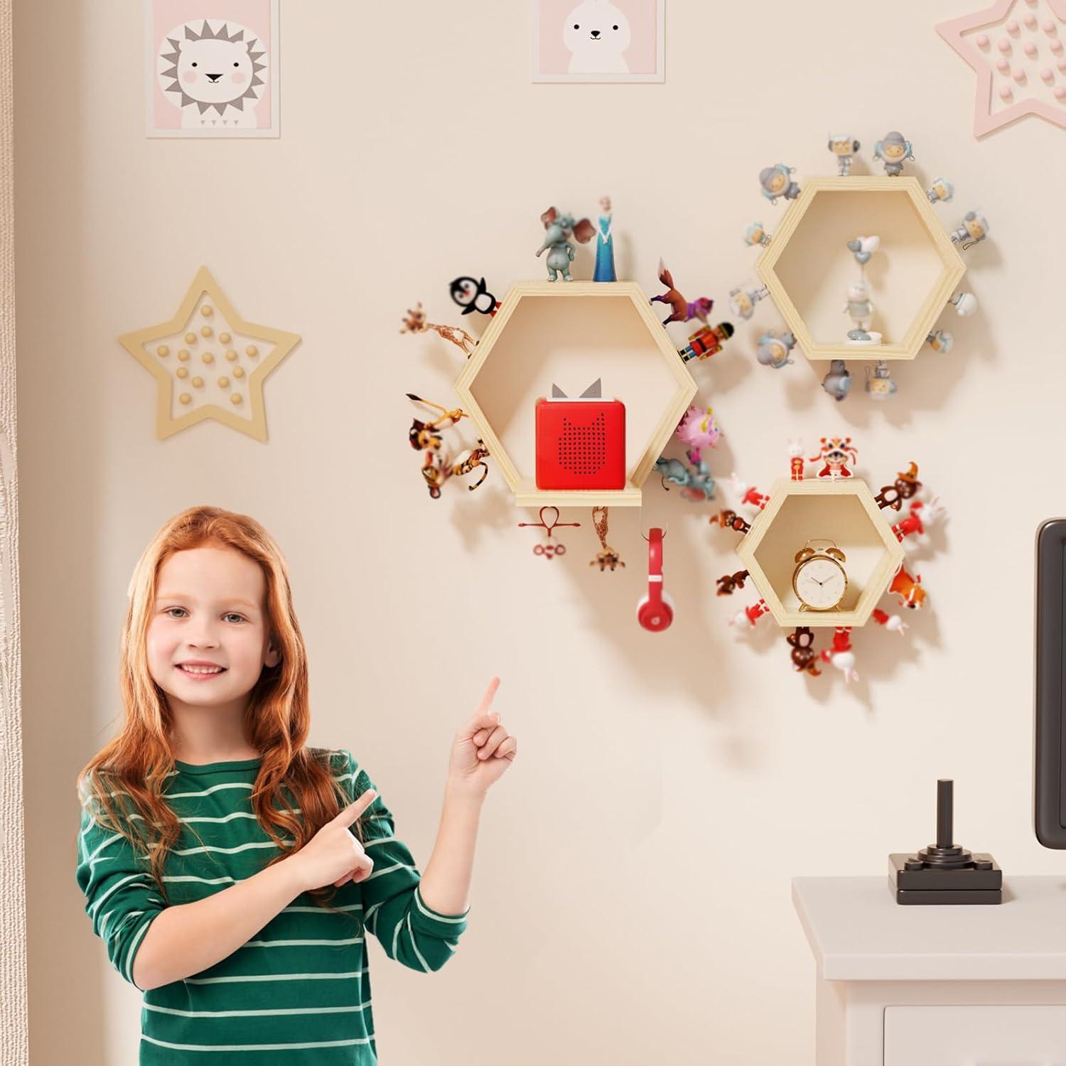 Estante Magnético Tonies Jolensoy - Juego de 3 Estantes de Madera