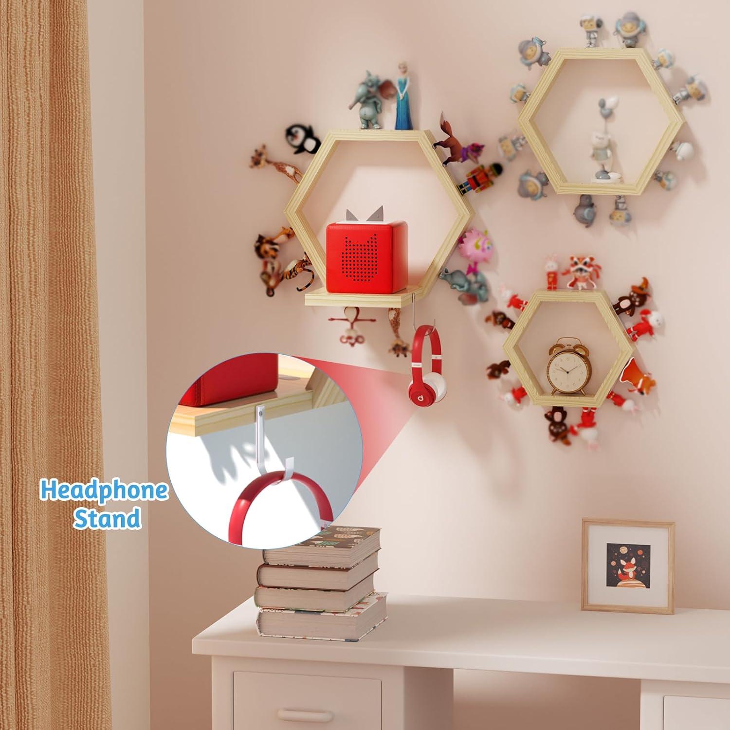 Estante Magnético Tonies Jolensoy - Juego de 3 Estantes de Madera